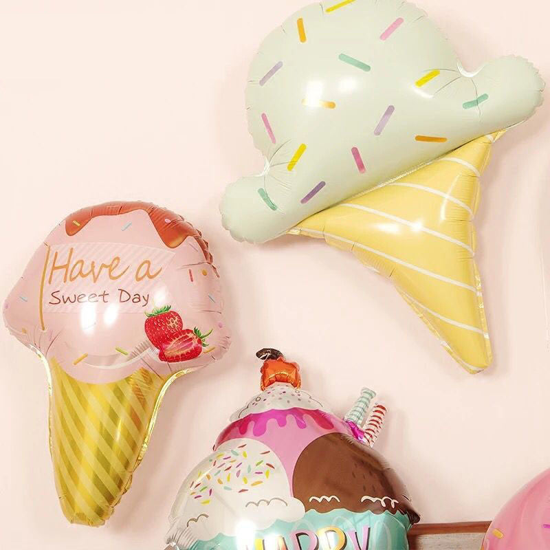 Donut Zmrzlina Dětská párty Hliníkové filmové balónky Letní chladné téma Party dekorace Dodávky Extrémně rychlé náhrady
