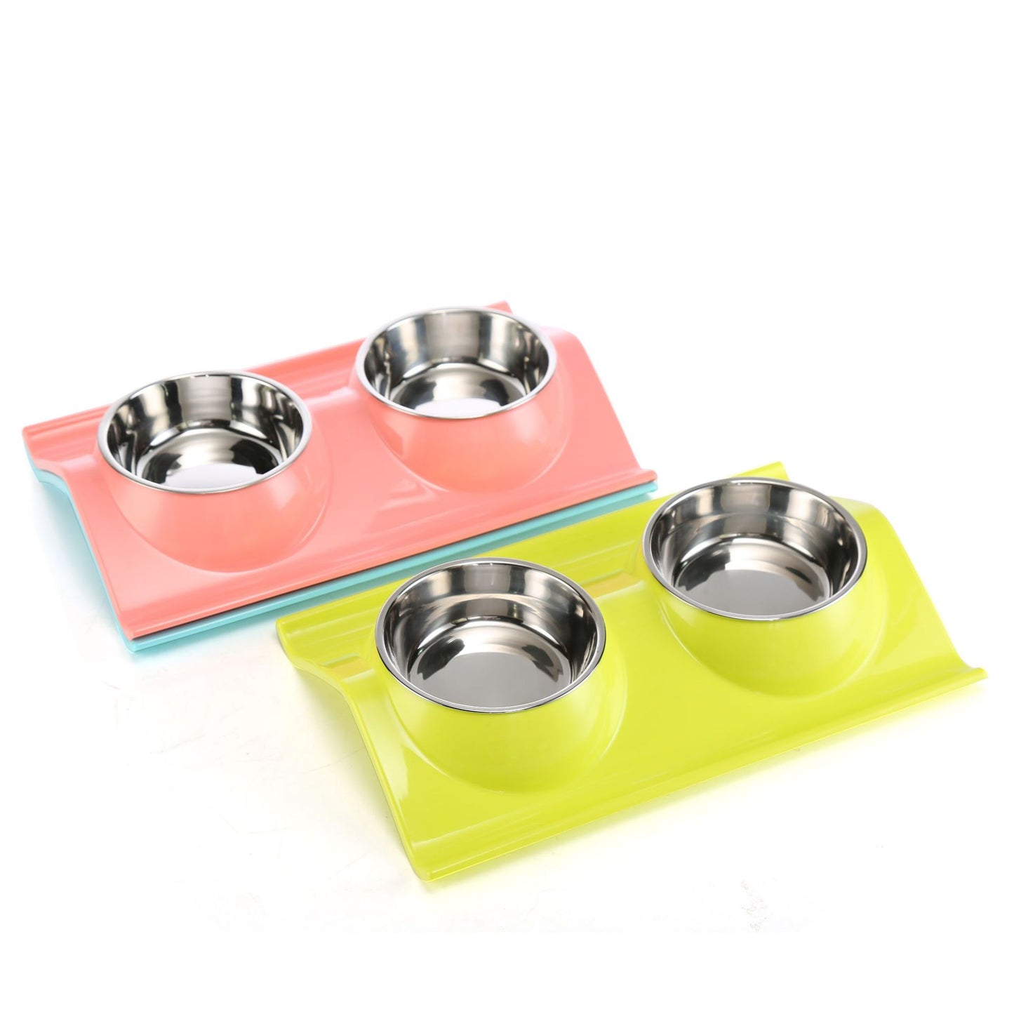 Double bowl round with removal stainless steel 15cm
