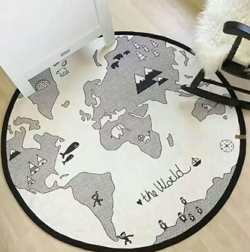 Dětská Podložka-Světové země - mapa 85cm