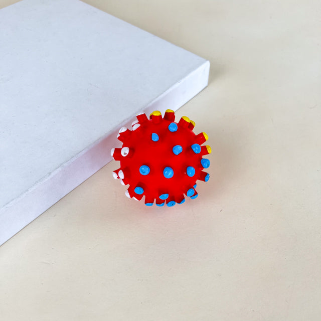 Sanding ball 6cm, different colors 6 pcs (price is for the whole set)
