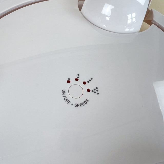 Rotating mesh, adjustable speed, automatic shutdown 10min