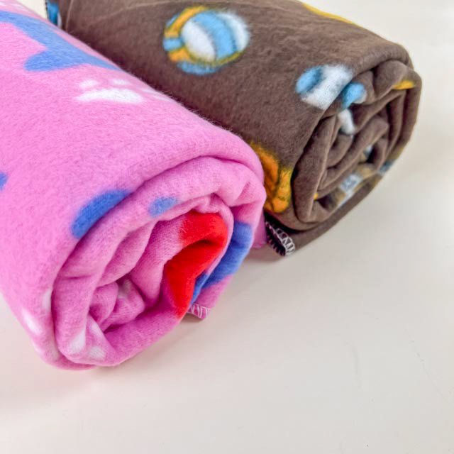 Blanket 60 x 90 cm, set 6pcs, different colors