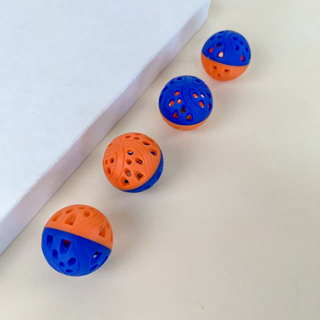 ANNAM Chrastící koule pro kočky 4.5 cm (sada 4ks)