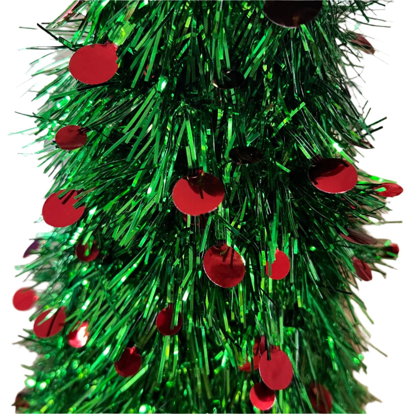 Vánoční dekorační stromeček ozdobený, 50 x 20 cm