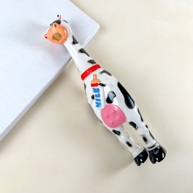 ANNAM Malá pískací gumová kráva 22 cm