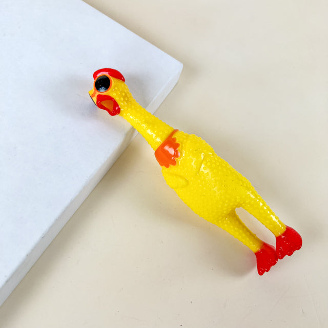 ANNAM Pískací kuře s brýlemi pro pejsky 32 cm