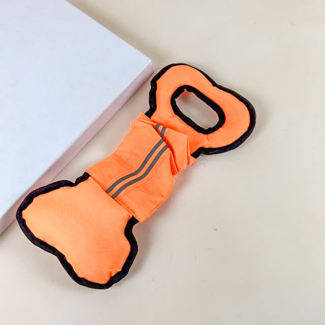 Reflective drag -out of nylon