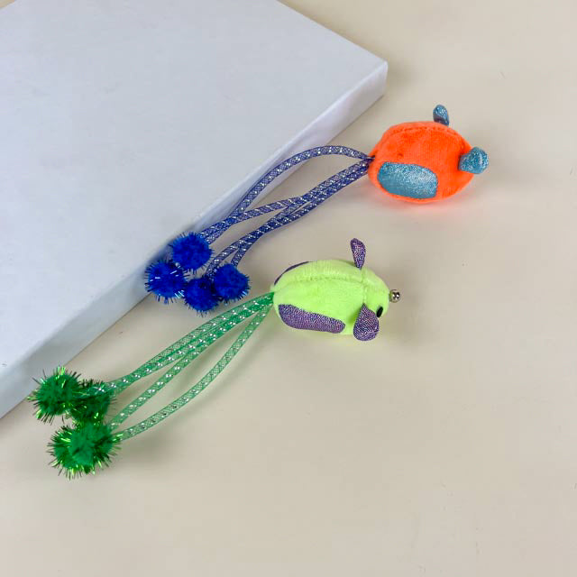 ANNAM Myš s ocasem pro kočky 20 cm