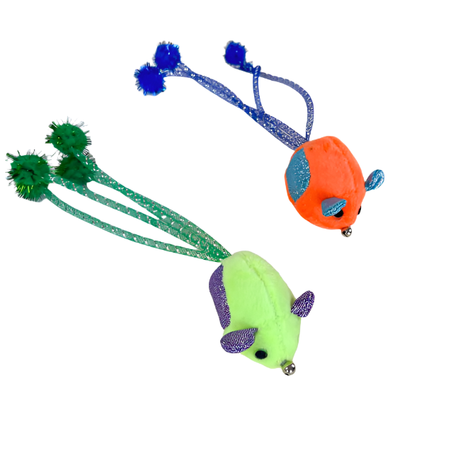 ANNAM Myš s ocasem pro kočky 20 cm