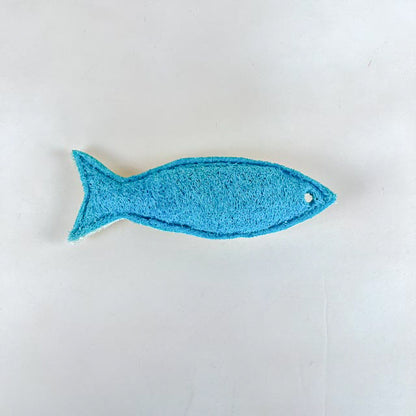 Škrábadlo ve tvaru ryby pro kočky 16x 6 cm
