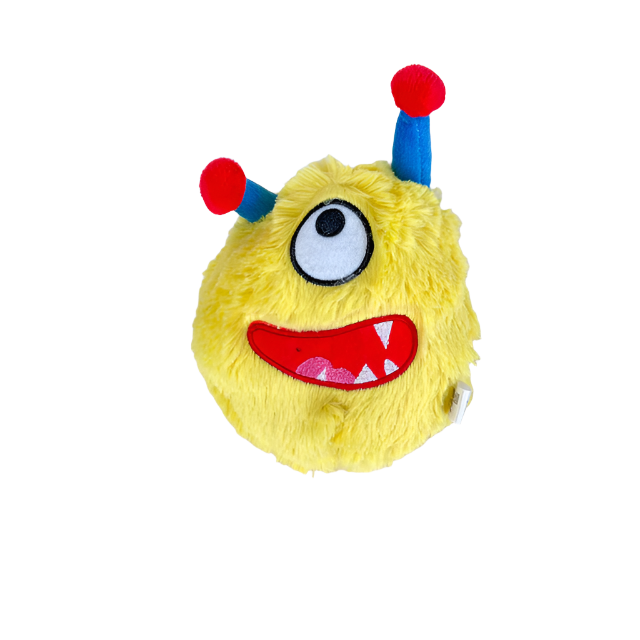 ANNAM Plyšový smajlík pískací 18 cm