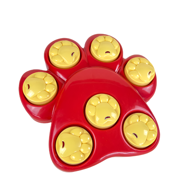 ANNAM Miska hlavolam pro psy ve tvaru tlapky 26x27cm