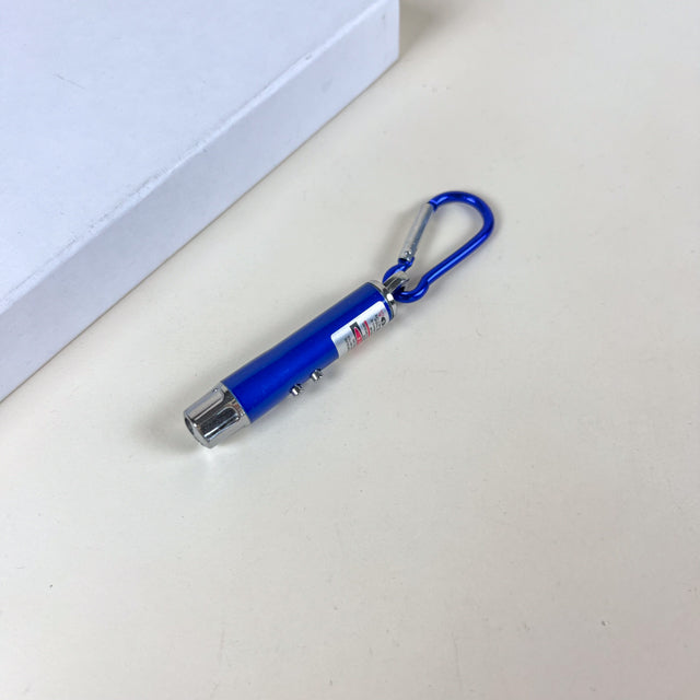 ANNAM Klíčenka s karabinkou a laserem 12 cm