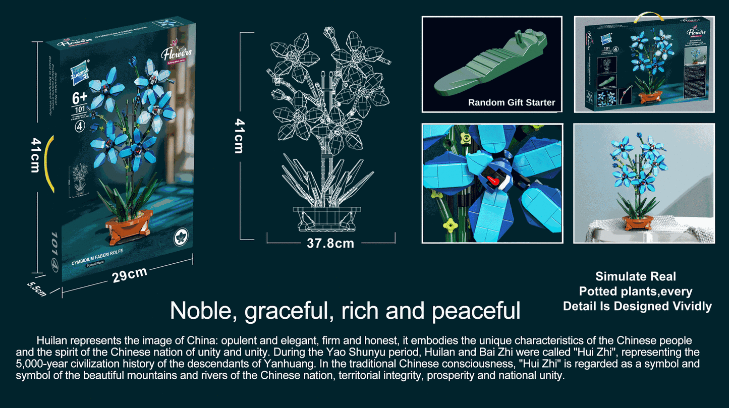Stavebnice Květináč, 1097 ks, 37.8x26.3x41 cm