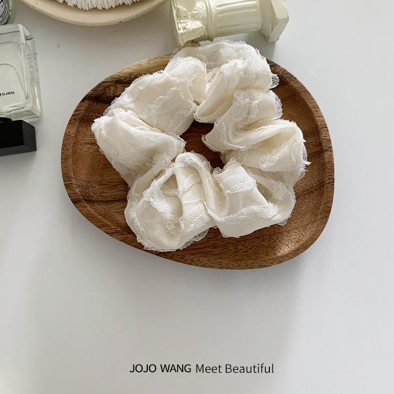 Scrunchie s krajkou