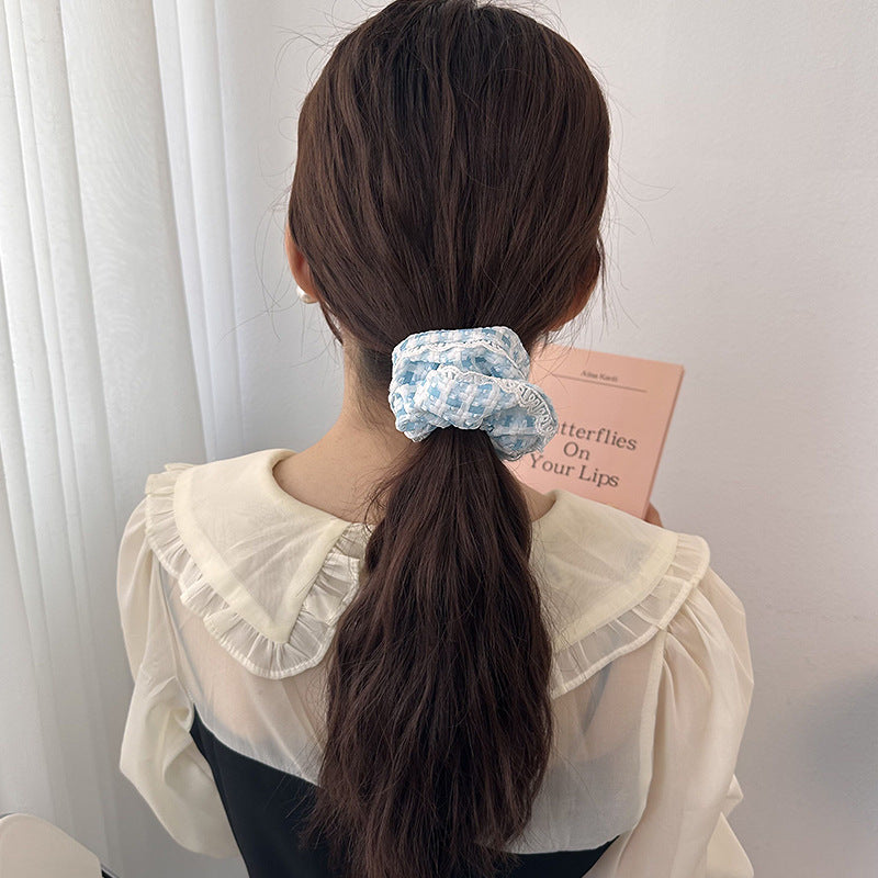 Vintage scrunchie do vlasů