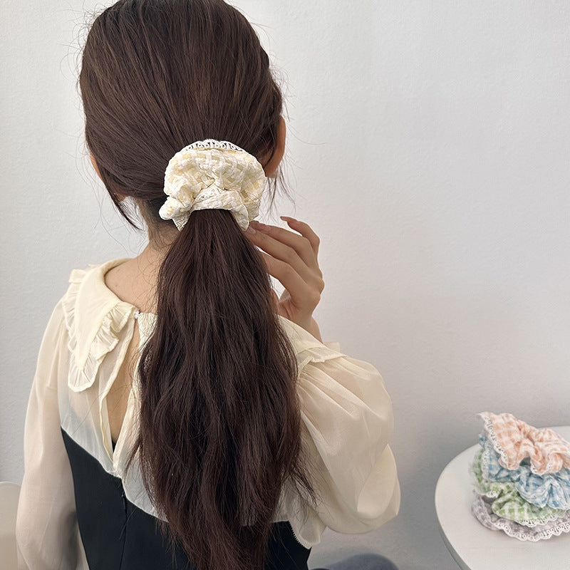 Vintage scrunchie do vlasů