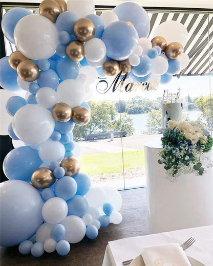 Blue Ocean Macaron Latexový balónek Narozeninová dekorace Party Supplies Svatební dekorace Balónkový řetěz Set Extreme Refund