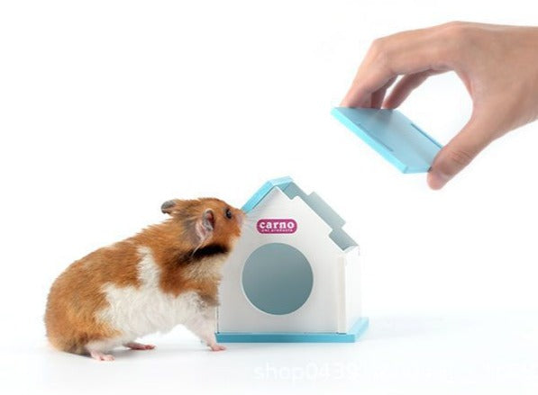 ANNAM Dřevený domeček pro křečky 10 cm