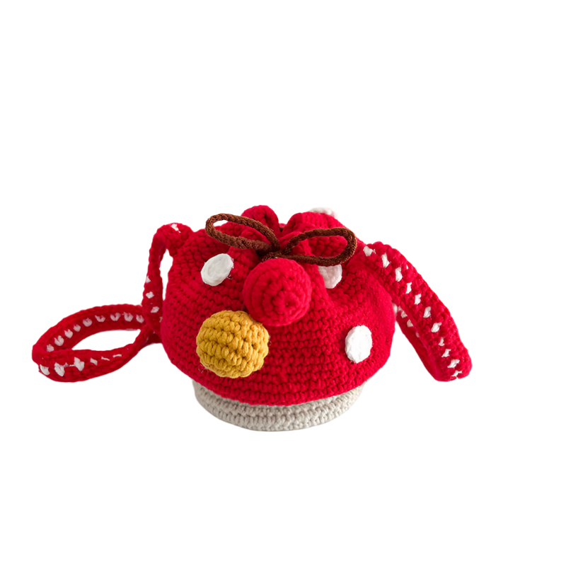 ANNAM Pletená houba kabelka