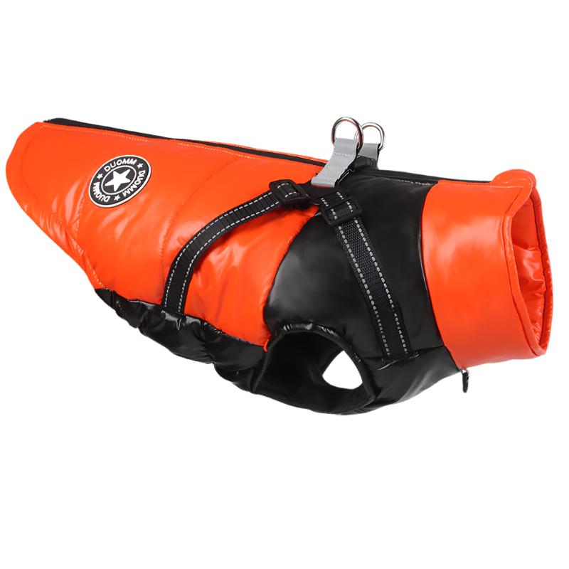 Chromový obleček pro pejsky, S-25cm,.M30cm,L-35cm,XL-40cm