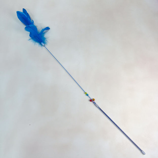 ANNAM Škadlítko pro kočky s peřím 80cm