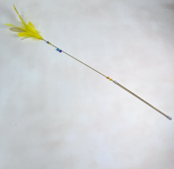 ANNAM Škadlítko pro kočky s peřím 80cm