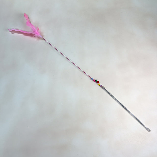 ANNAM Škadlítko pro kočky s peřím 80cm