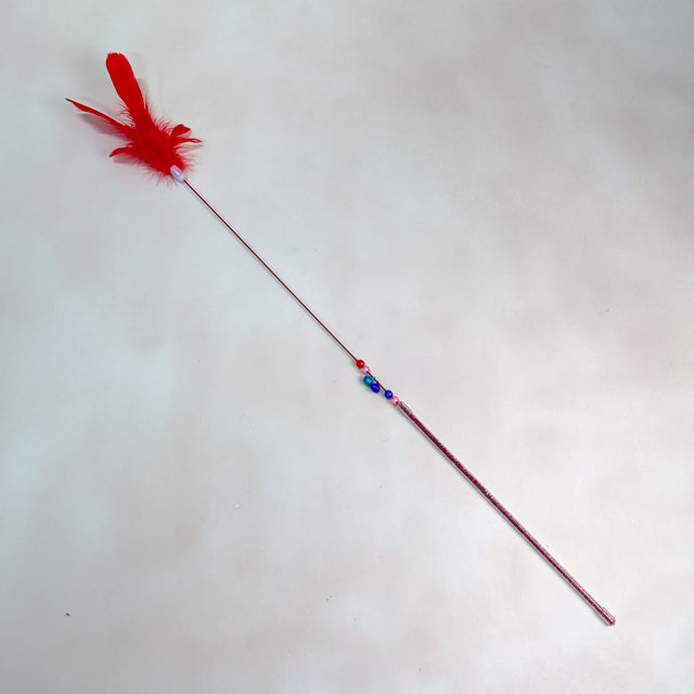 ANNAM Škadlítko pro kočky s peřím 80cm