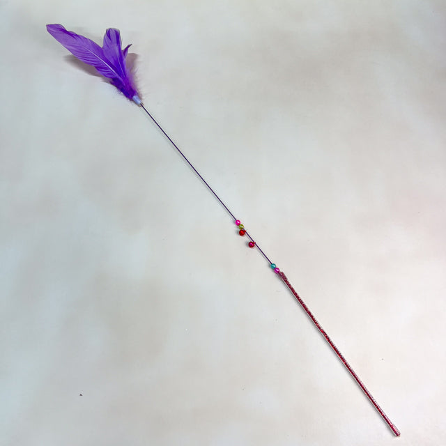 ANNAM Škadlítko pro kočky s peřím 80cm