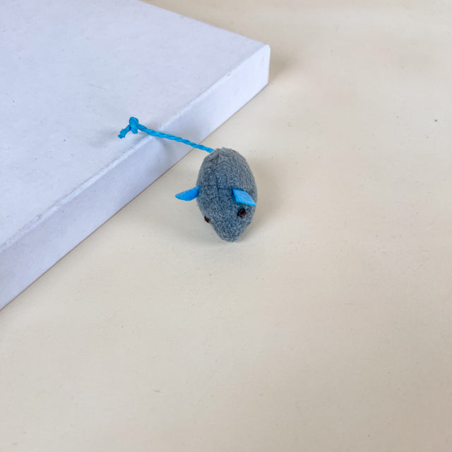 ANNAM Plyšová myš s ocáskem pro kočky 12 cm
