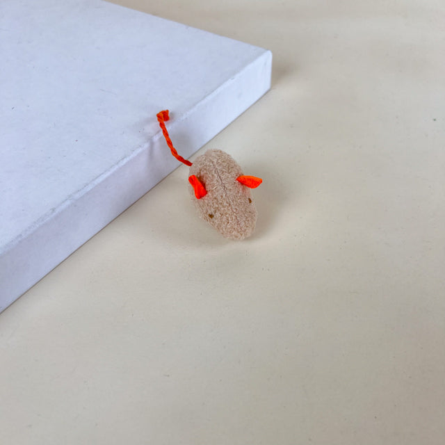 ANNAM Plyšová myš s ocáskem pro kočky 12 cm