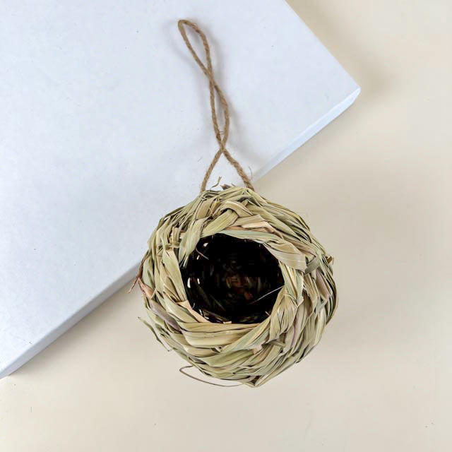 ANNAM Domeček pro ptáčky 12cm s lanem na pověšení