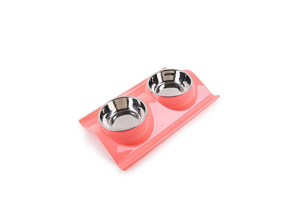 Double bowl round with removal stainless steel 15cm