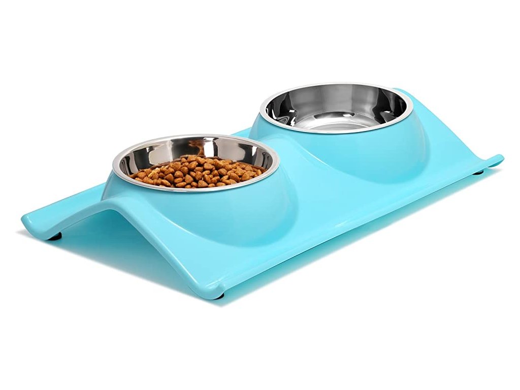 Double bowl round with removal stainless steel 15cm