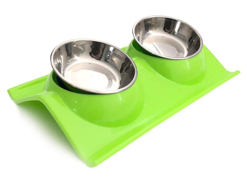 Double bowl round with removal stainless steel 15cm