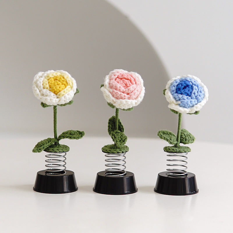 ANNAM Kytka na pružině Thajská růže růžová