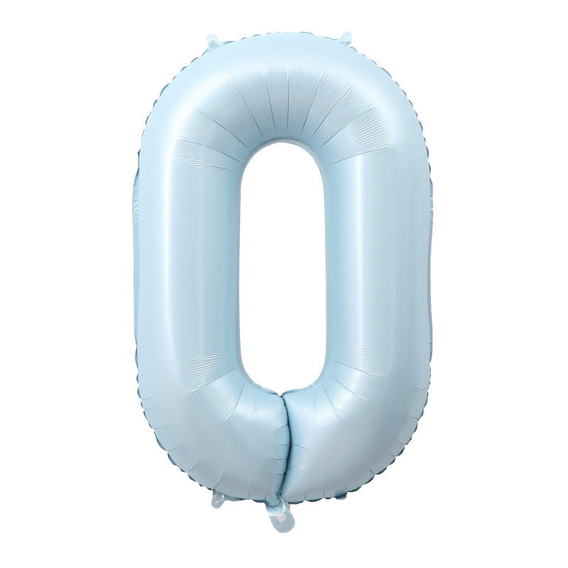 100cm/100cm/40" dětských modrých čísel 0