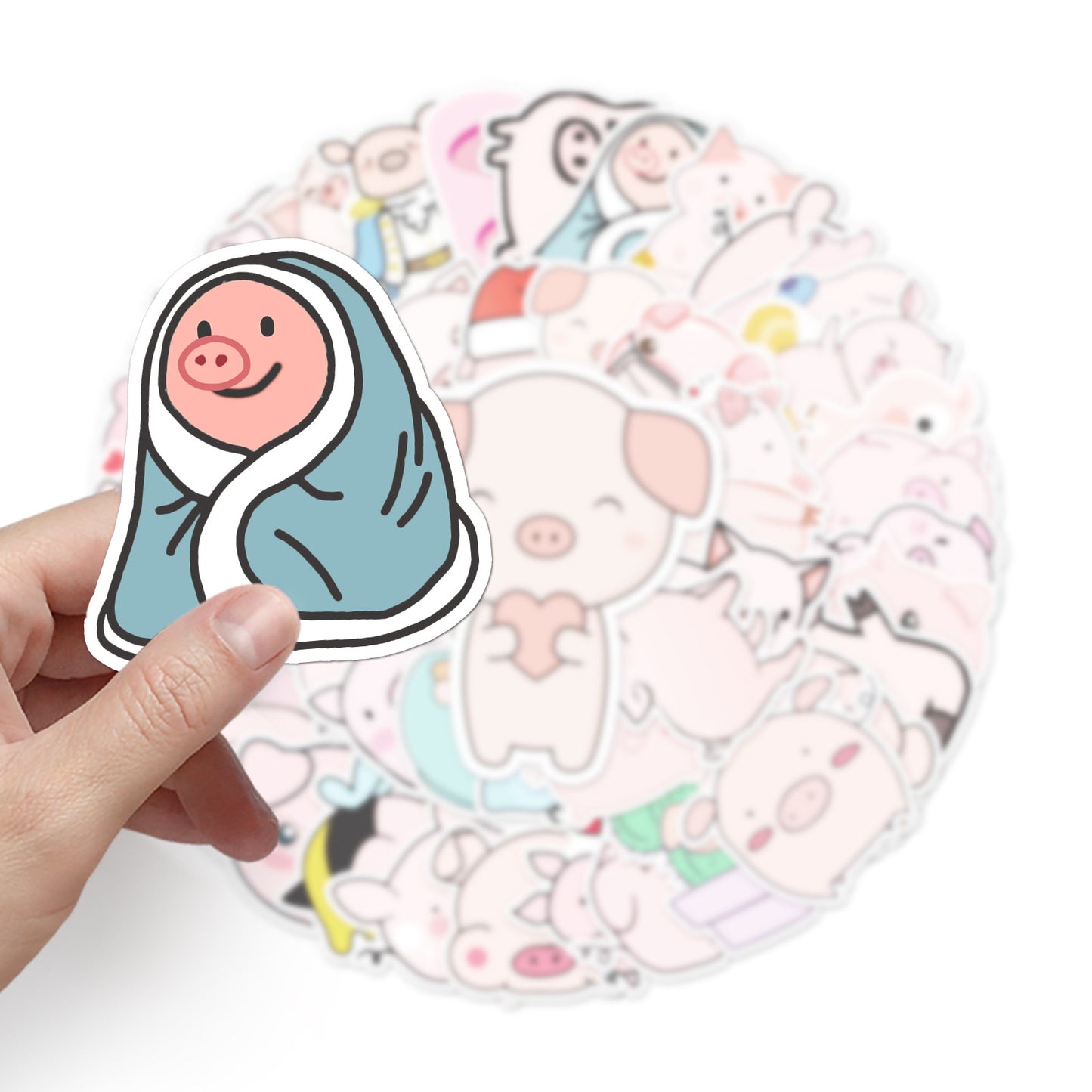 Stickers Pig 50pcs - 50 different stickers