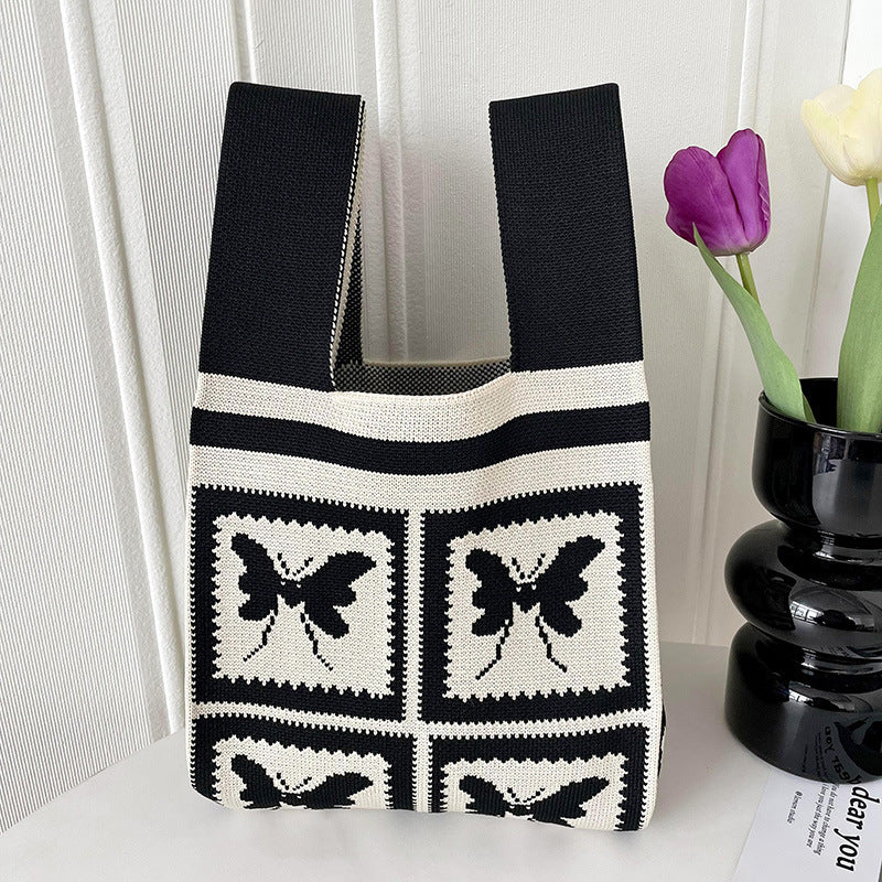 Korean Woven Wonder Shoulder Bag Motýl
