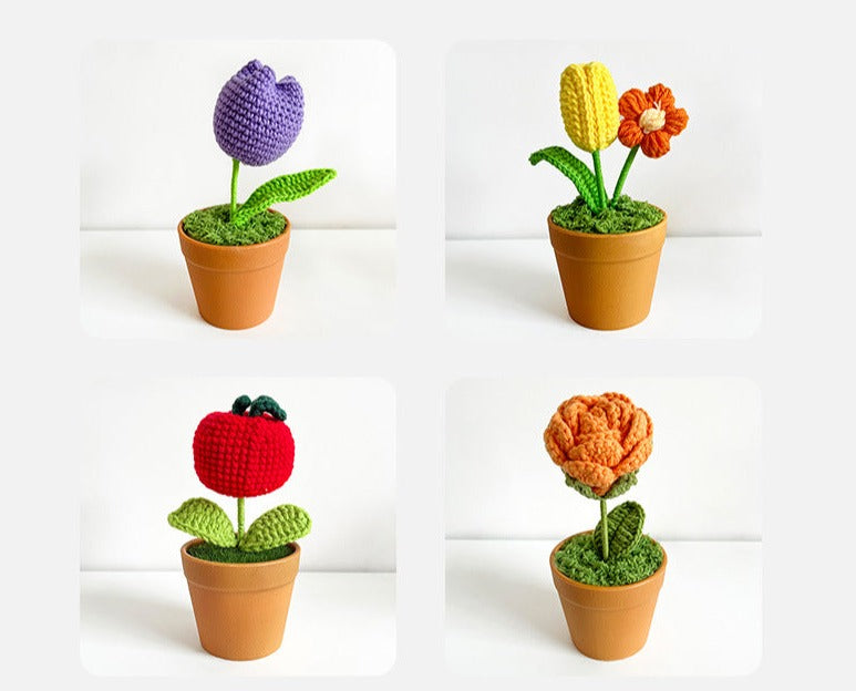 ANNAM Květina v květináči Žlutý tulipán