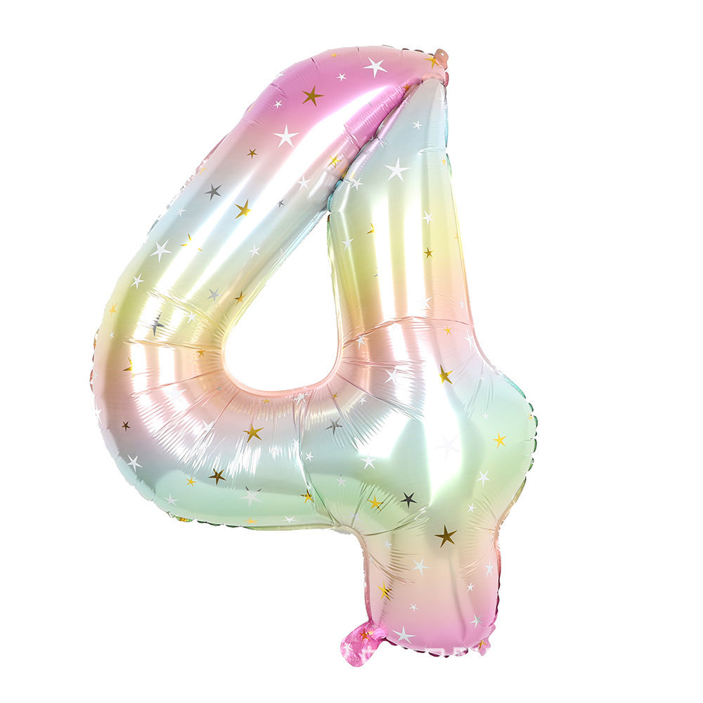 100cm/100cm/40" palcový gradient hvězdné oblohy číslo 4 (jednotlivě balený)