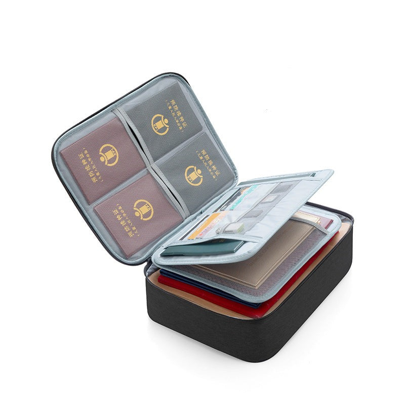 Cestovní organizér na doklady bez zámku 37x27x10,5 cm