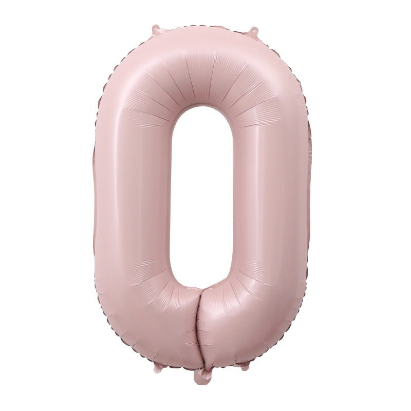 100cm/100cm/40" palcový dětský růžový číslo 0