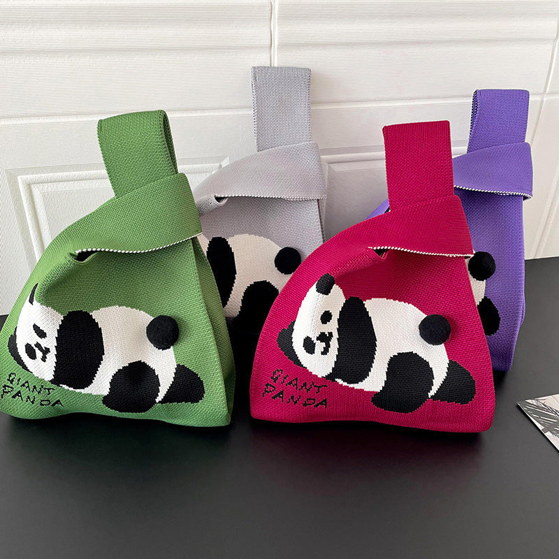 Adorable Panda Tote Delight Panda modrý ocas (velký)