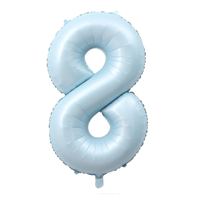 100cm/100cm/40" baby blue číslo 8