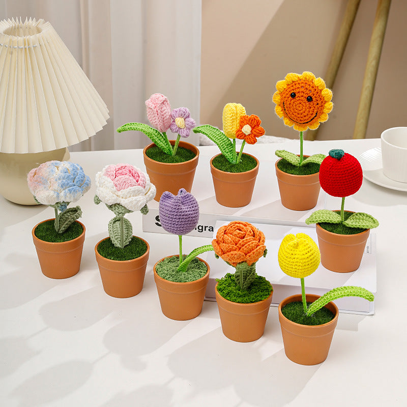 ANNAM Květina v květináči Žlutý tulipán