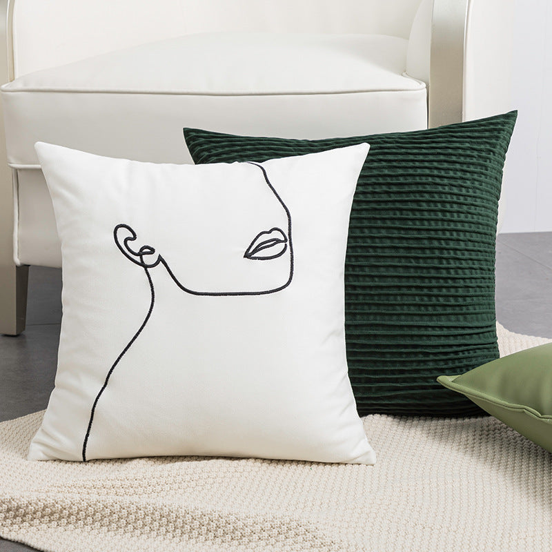 ANNAM povlak Tmavě zelený samrt 45*45cm