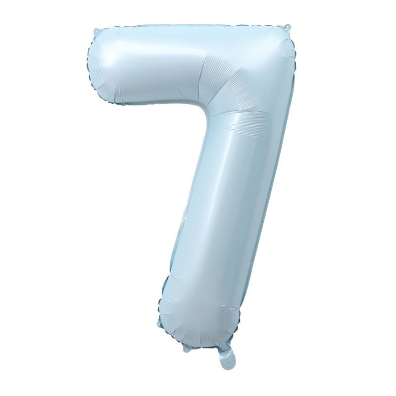 100cm/100cm/40" Baby Blue Number 7