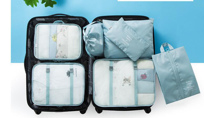 Sada cestovních organizérů do kufru